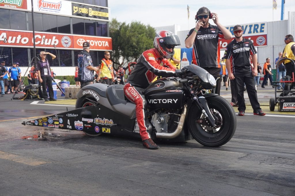 NHRA Pro Stock Victory Motorcycles 1st Win